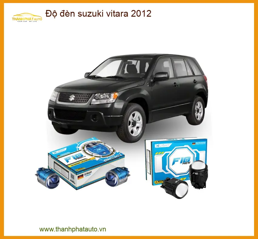 Độ đèn Suzuki Vitara 2012 - Trung Tâm Nâng Cấp Chính Hãng TPHCM