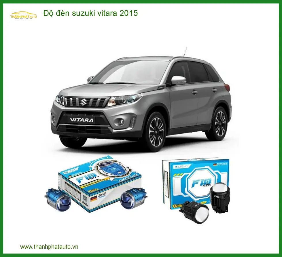 Nâng Cấp Đèn Bi LED Suzuki Vitara 2015 - Trung Tâm Lắp Đặt Chính Hãng TPHCM