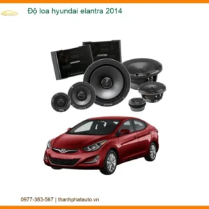 Độ Loa Ô Tô Hyundai Elantra 2014 - Trung Tâm Nâng Cấp Âm Thanh Uy Tín TPHCM