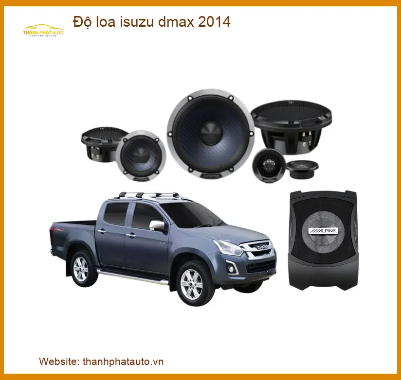 Độ Loa Âm Thanh Isuzu Dmax 2014 - Trung Tâm Nâng Cấp Âm Thanh Xe Hơi Giá Tốt TPHCM