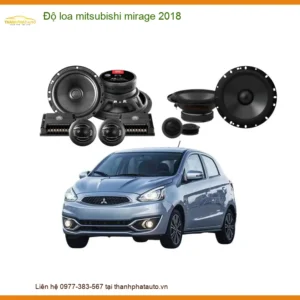 Độ Loa Mitsubishi Mirage 2018 - Trung Tâm Nâng Cấp Loa Uy Tín TPHCM