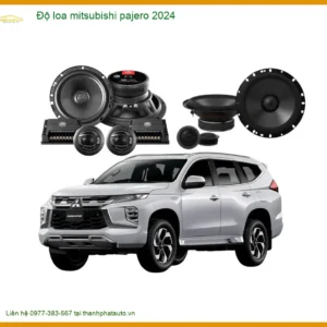 Độ loa Mitsubishi Pajero 2024 - Trung Tâm Nâng Cấp Âm Thanh Uy Tín TPHCM