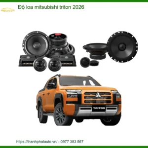 Nâng Cấp Âm Thanh Mitsubishi Triton 2026 - Địa Chỉ Lắp Đặt Chính Hãng TPHCM