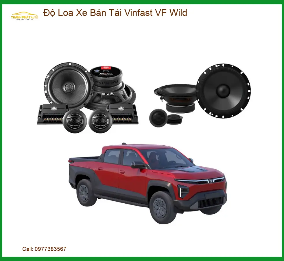 Độ Loa Xe Bán Tải Vinfast VF Wild - Trung Tâm Độ Chính Hãng TPHCM