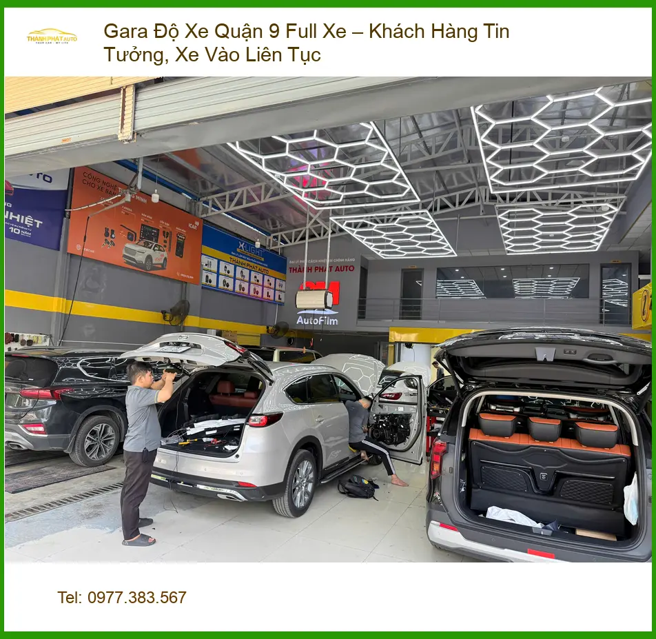 Chú Minh nâng cấp toàn diện VinFast Lux A2.0 tại Gara Độ Xe Quận 9 vì muốn trải nghiệm vượt trội