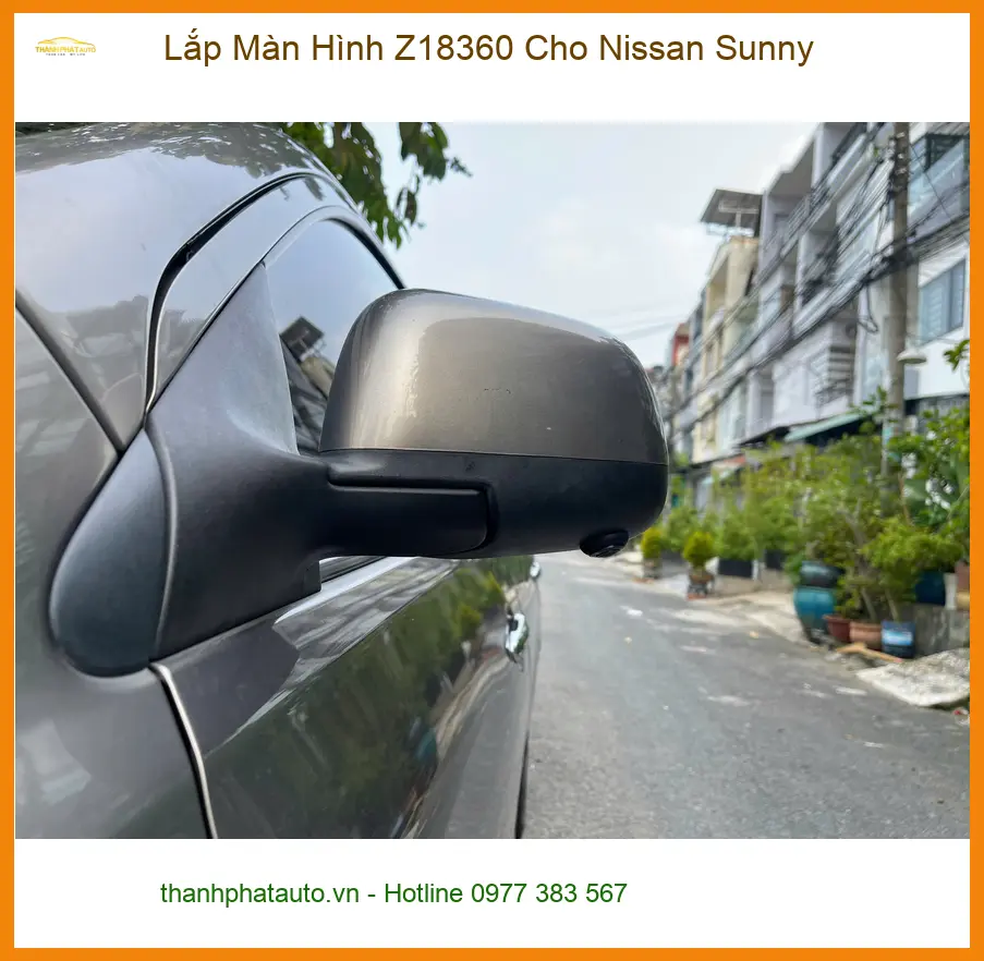 Chú Phước lắp Màn Hình Z18360 cho Nissan Sunny tại Quận 9