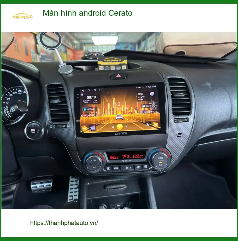 Anh Bách nâng cấp màn hình android Cerato Quận 12 vì màn hình zin quá chậm ảnh thực tế 4