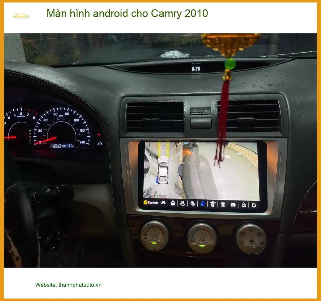 Anh Khang nâng cấp màn hình Android cho Camry 2010 tại Quận 9 ảnh thực tế 4