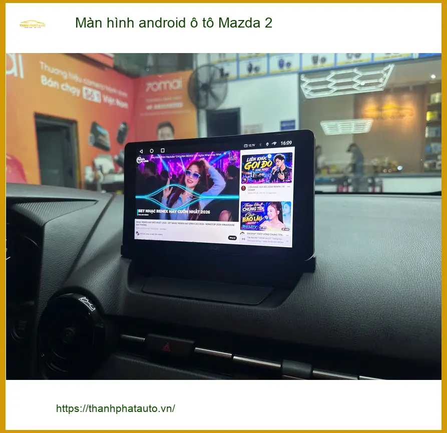 Chị Thảo nâng cấp màn hình Android Mazda 2 tại Quận 12 cần tư vấn kỹ
