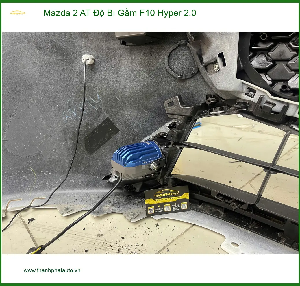 Chị Hà độ Bi Gầm F10 Hyper 2.0 cho Mazda 2 AT tại Quận 9 ảnh thực tế 3