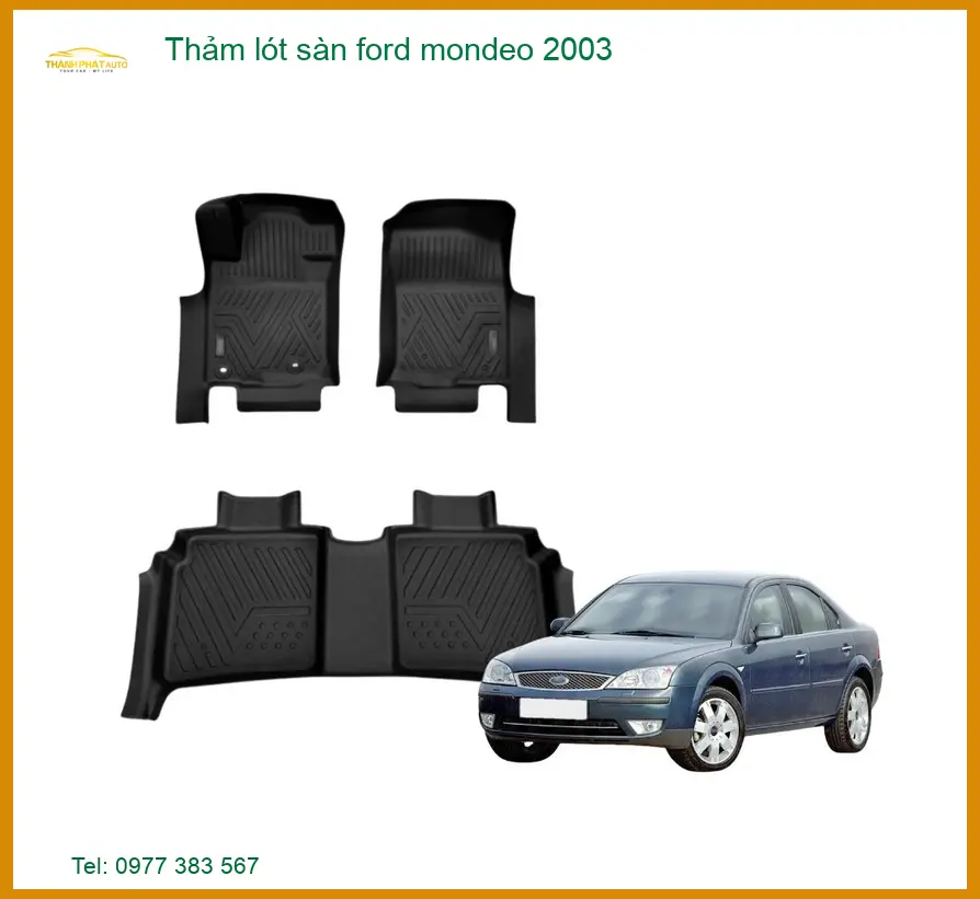 Thảm Lót Sàn Ford Mondeo 2003 Chất Lượng - Trung Tâm Thi Công Uy Tín TPHCM