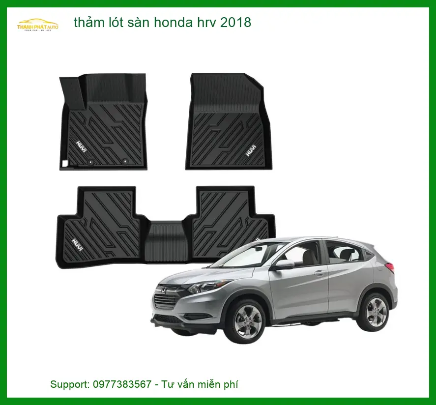 Thảm Lót Sàn Honda HR-V 2018 - Trung Tâm Lắp Đặt Uy Tín Giá Tốt TPHCM