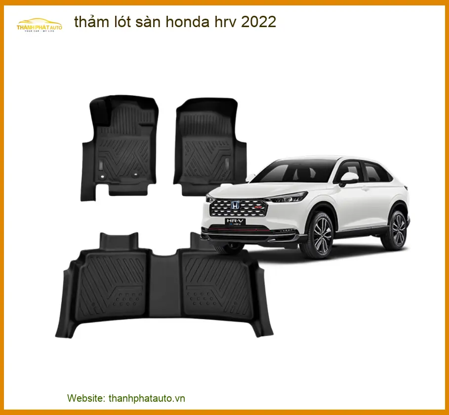 Thảm Lót Sàn 5D 6D Cao Cấp Honda HRV 2022 - Địa Chỉ Lắp Đặt Uy Tín TPHCM