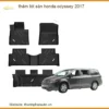 Thảm Lót Sàn Honda Odyssey 2017 - Địa Chỉ Lắp Đặt Uy Tín TPHCM