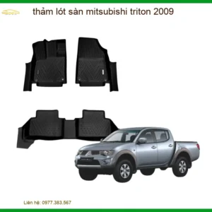 Thảm Lót Sàn Mitsubishi Triton 2009 - Địa Chỉ Lắp Đặt Uy Tín TPHCM
