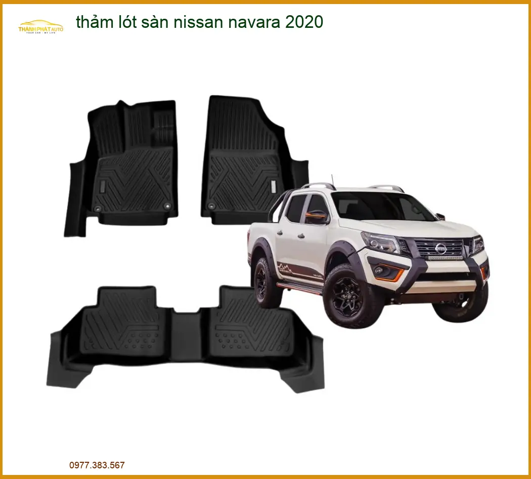 Thảm Lót Sàn Nissan Navara 2020 - Trung Tâm Lắp Đặt Chính Hãng, Giá Tốt TPHCM
