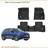 Thảm Lót Sàn Peugeot 3008 2017 Cao Cấp - Nơi Lắp Đặt Uy Tín TPHCM