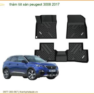 Thảm Lót Sàn Peugeot 3008 2017 Cao Cấp - Nơi Lắp Đặt Uy Tín TPHCM