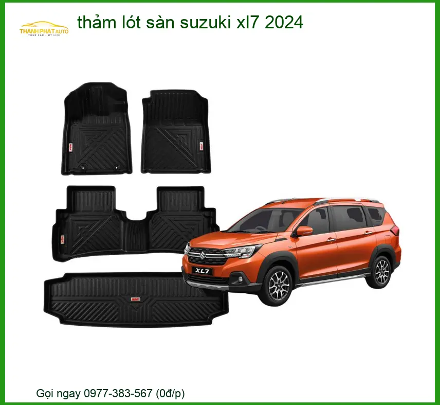 Thảm Lót Sàn Ô Tô Suzuki XL7 2024 - Trung Tâm Lắp Đặt Chính Hãng Giá Tốt TPHCM