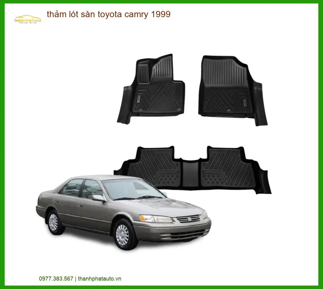 Thảm Lót Sàn Toyota Camry 1999 - Trung Tâm Lắp Đặt Chính Hãng TPHCM