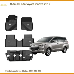 Thảm Lót Sàn Toyota Innova 2017 - Trung Tâm Lắp Đặt Chính Hãng Uy Tín TPHCM
