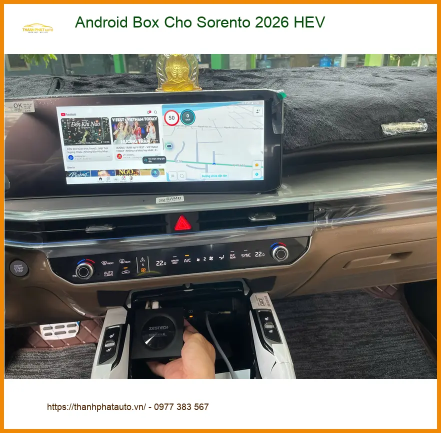 Anh Thành lắp Android Box cho Sorento 2026 HEV tại Quận 9 để nâng tầm giải trí ảnh thực tế 3