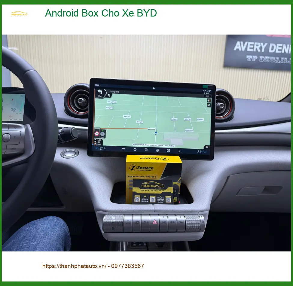 Anh Minh lắp Android Box cho xe BYD để nâng tầm giải trí tại Quận Tân Bình ảnh thực tế 3