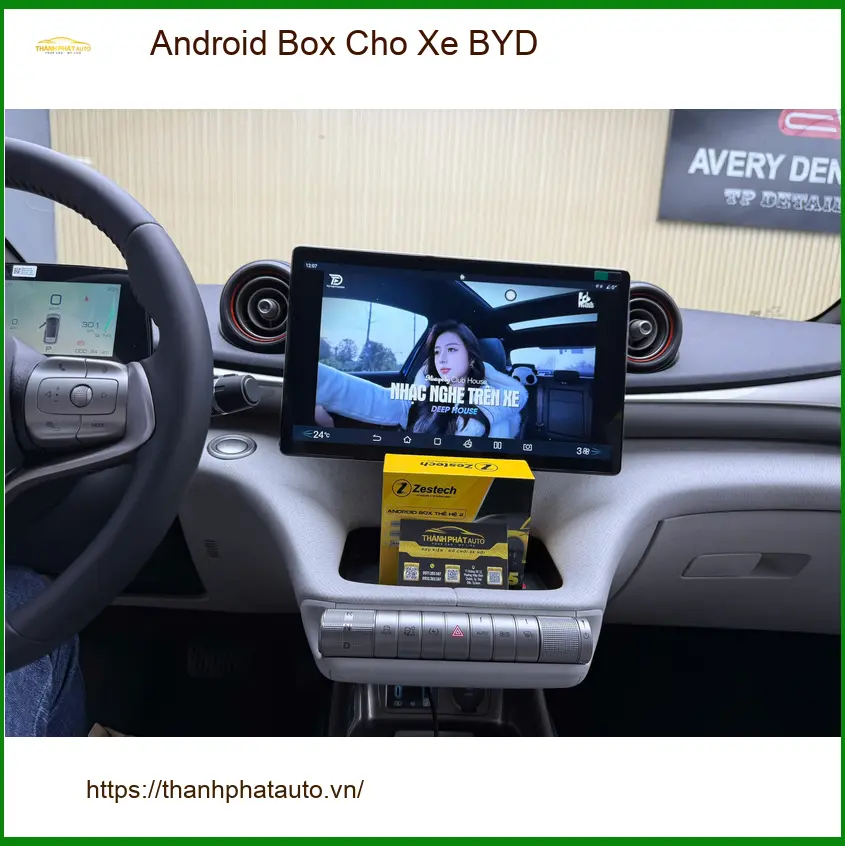 Anh Minh lắp Android Box cho xe BYD để nâng tầm giải trí tại Quận Tân Bình ảnh thực tế 4