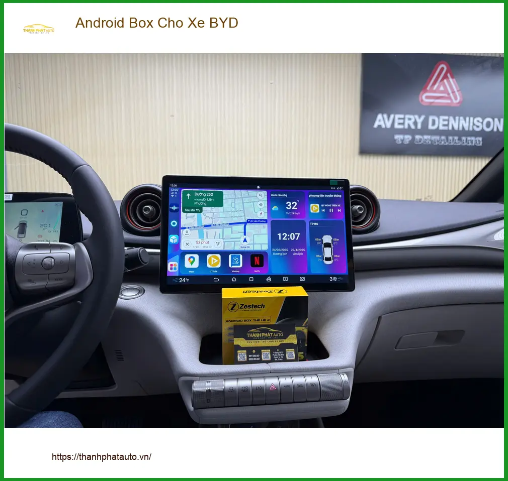 Anh Quang lắp Android Box cho BYD Atto 3 tại Quận 4 uy tín, giá tốt