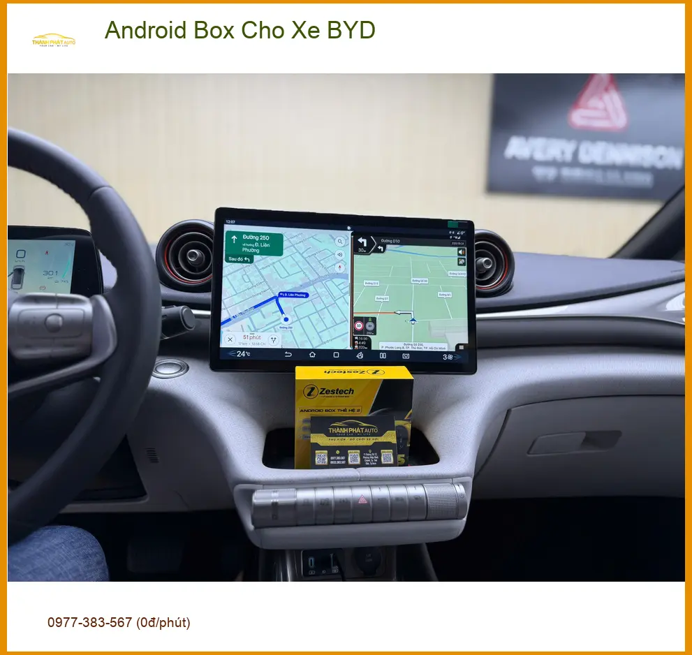 Anh Quang lắp Android Box cho BYD Atto 3 tại Quận 4 uy tín, giá tốt ảnh thực tế 4