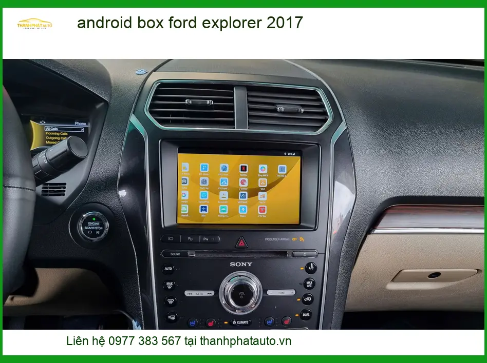 Android Box Ford Explorer 2017 - Địa Chỉ Lắp Đặt Chính Hãng TPHCM