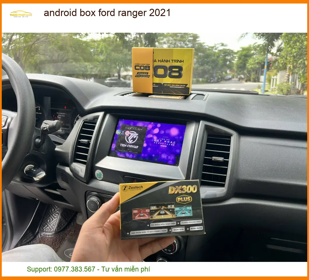 Android Box Ford Ranger 2021 - Địa Chỉ Lắp Đặt Uy Tín TPHCM