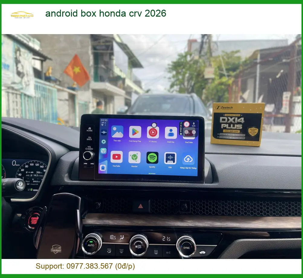 Android Box Honda CRV 2026 - Trung Tâm Gắn Chính Hãng TPHCM