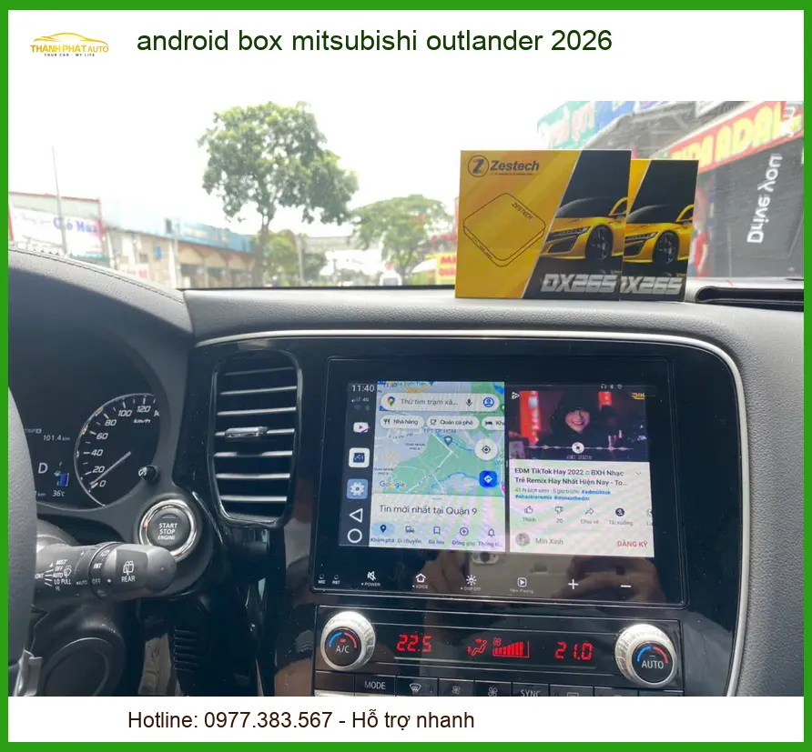 Android Box Mitsubishi Outlander 2026 - Địa Chỉ Lắp Đặt Uy Tín TPHCM