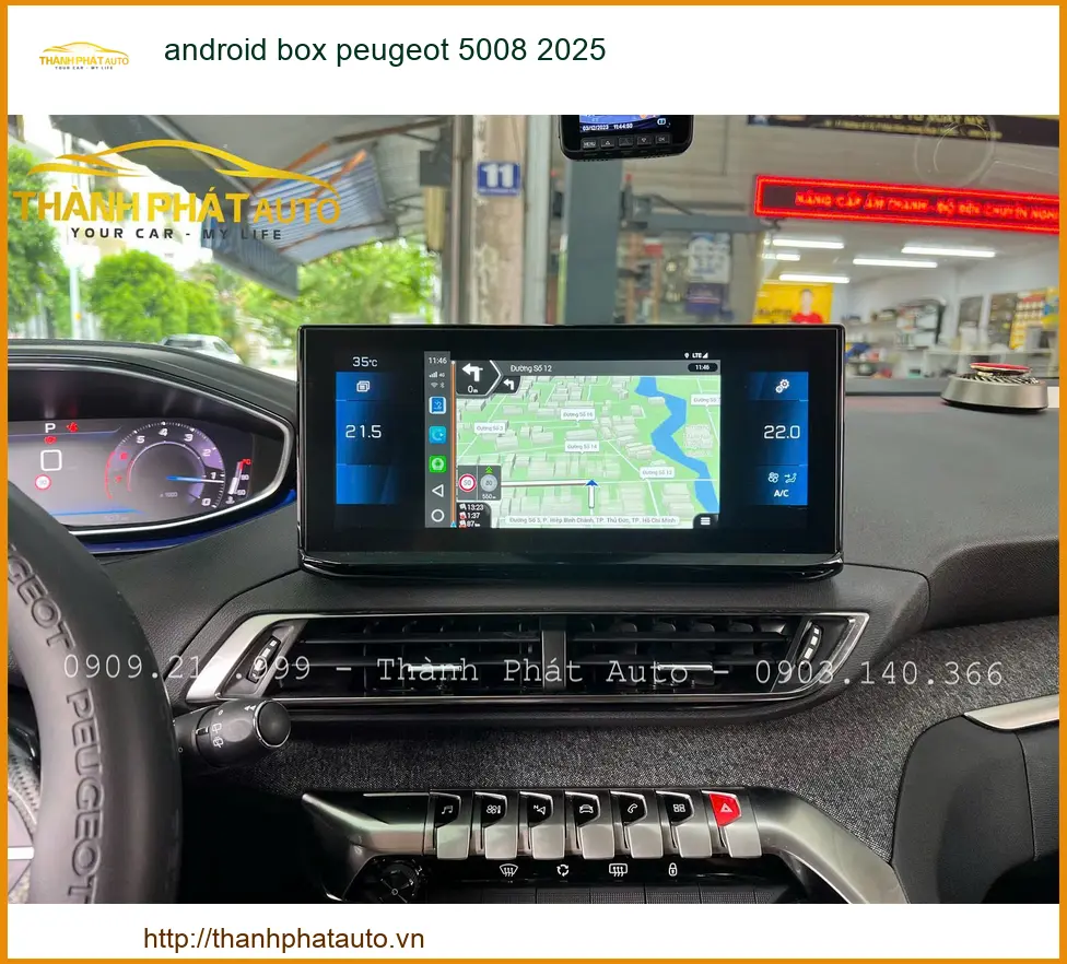 Android Box Ô Tô Peugeot 5008 2025 - Trung Tâm Lắp Đặt Chính Hãng TPHCM