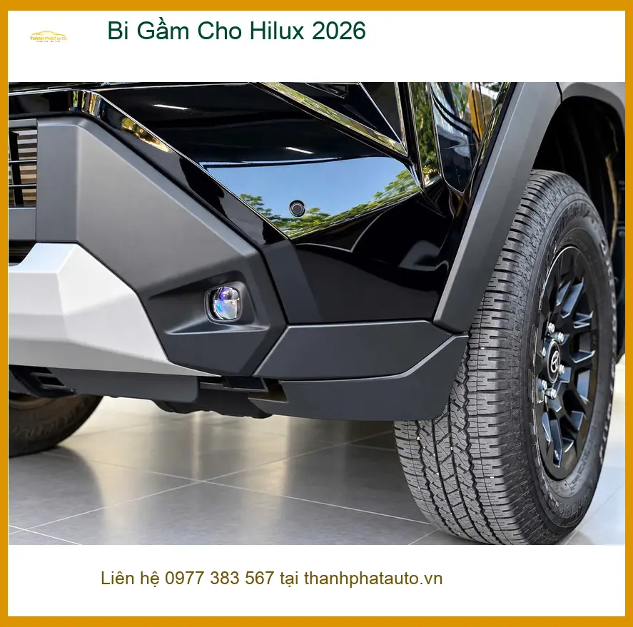 Anh Cường lắp bi gầm cho Hilux 2026 tại Thủ Đức vì đèn zin không đủ sáng ảnh thực tế 4