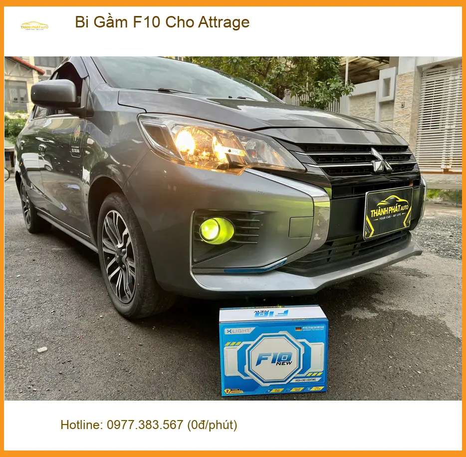 Anh Dũng độ Bi Gầm F10 Cho Attrage tại Quận Thủ Đức để lái xe an toàn hơn ảnh thực tế 2