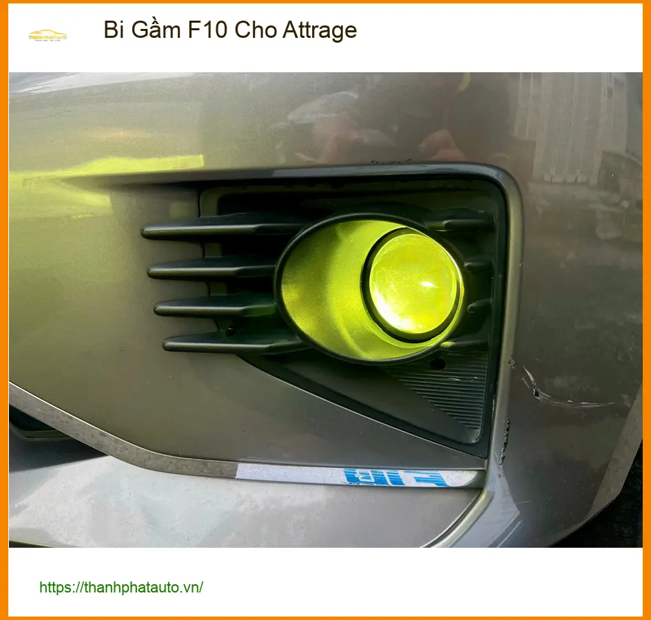 Anh Dũng độ Bi Gầm F10 Cho Attrage tại Quận Thủ Đức để lái xe an toàn hơn ảnh thực tế 3