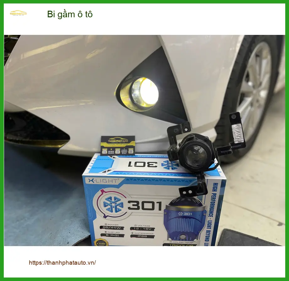 Chú Minh độ bi gầm ô tô Toyota Fortuner tại Củ Chi cải thiện tầm nhìn