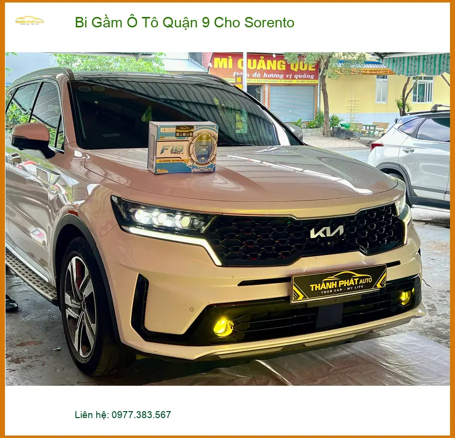 Anh Khải độ bi gầm cho Sorento vì thường đi đêm khu vực Thủ Đức ảnh thực tế 2