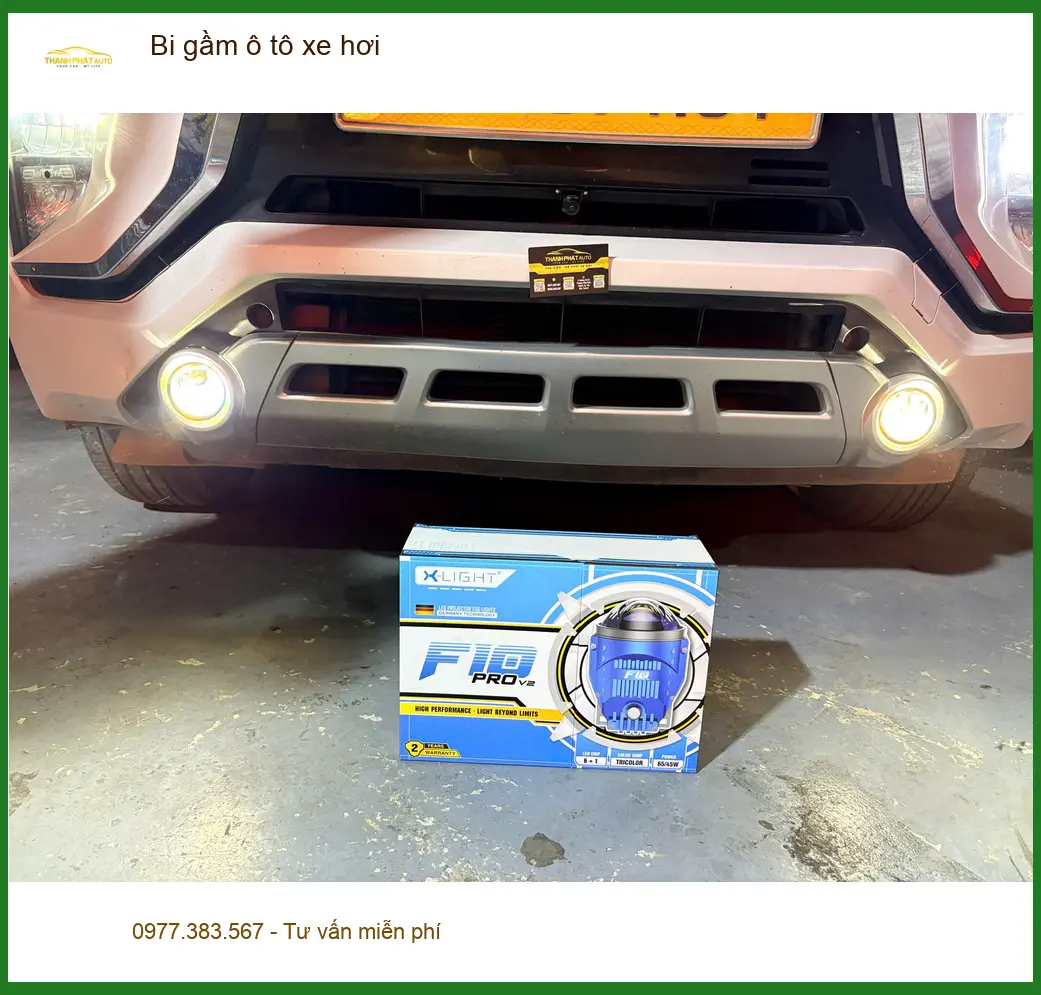 Chú Lâm độ bi gầm ô tô Hyundai Accent tại Quận Phú Nhuận vì đèn zin kém sáng