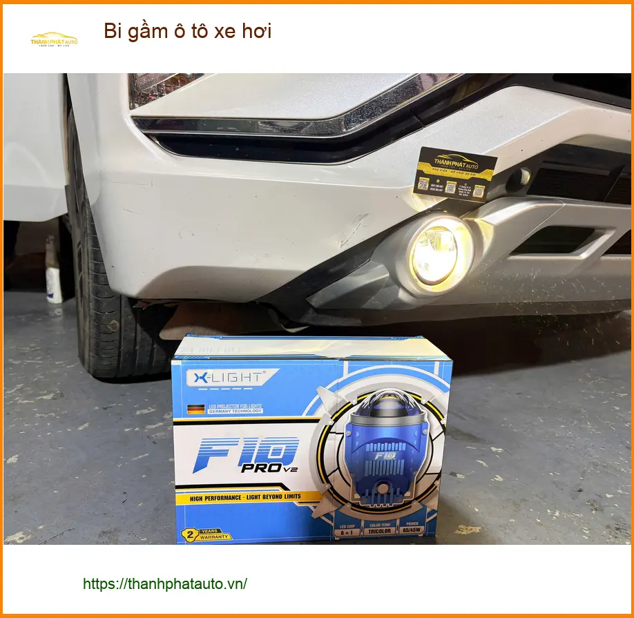 Chú Lâm độ bi gầm ô tô Hyundai Accent tại Quận Phú Nhuận vì đèn zin kém sáng ảnh thực tế 2