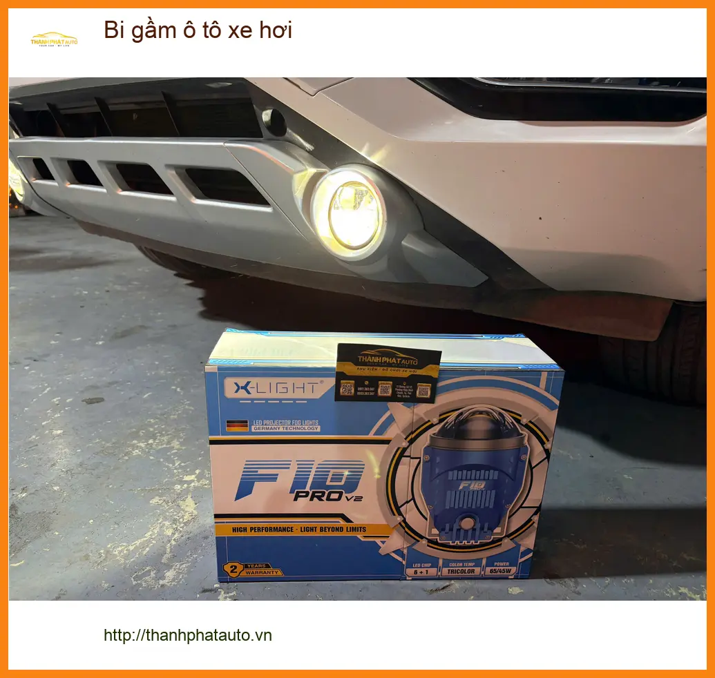 Chú Lâm độ bi gầm ô tô Hyundai Accent tại Quận Phú Nhuận vì đèn zin kém sáng ảnh thực tế 3