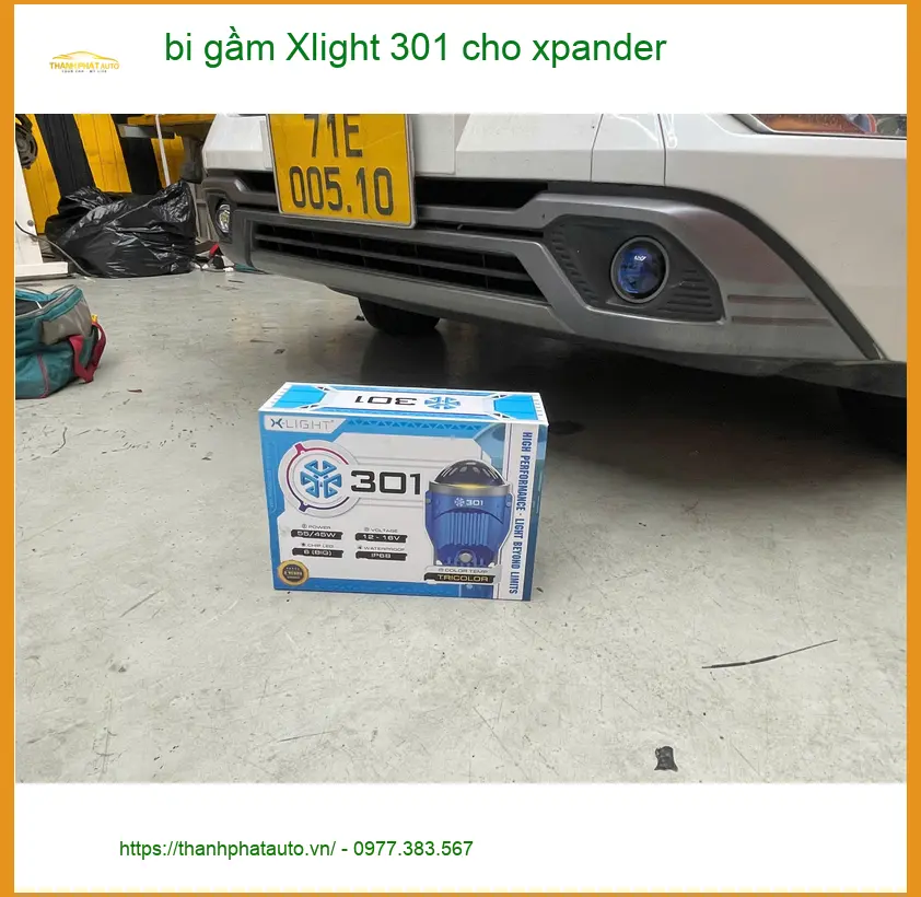 Anh Kiên độ bi gầm Xlight 301 cho Xpander Quận 1 cải thiện tầm nhìn ảnh thực tế 2