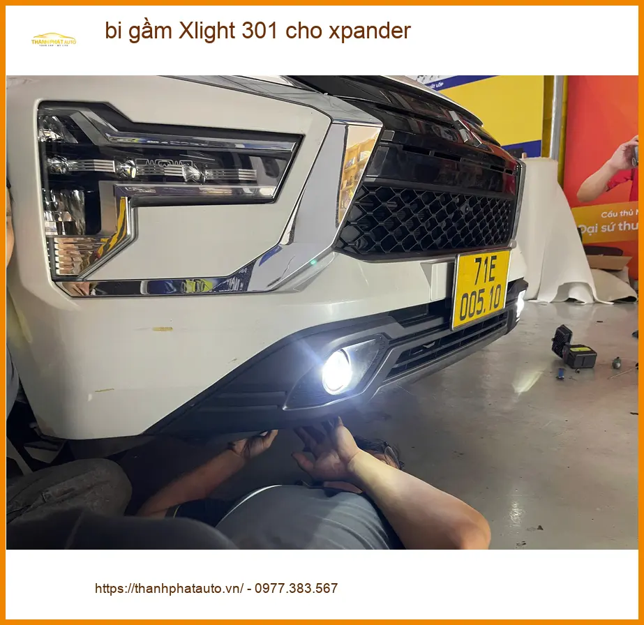 Anh Kiên độ bi gầm Xlight 301 cho Xpander Quận 1 cải thiện tầm nhìn ảnh thực tế 5