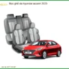 Bọc Ghế Da Hyundai Accent 2023 - Địa Chỉ Lắp Đặt Chính Hãng Giá Tốt TPHCM