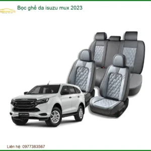 Bọc Ghế Da Isuzu Mu-X 2023 - Địa Chỉ Lắp Đặt Uy Tín TPHCM