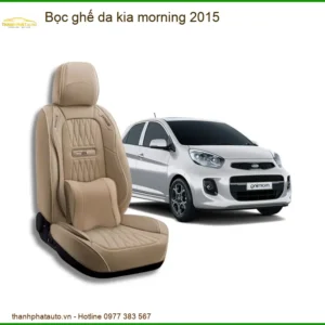 Bọc Ghế Da Kia Morning 2015 - Đơn Vị Thi Công Ghế Da Giá Tốt TPHCM