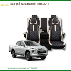 Bọc Ghế Da Mitsubishi Triton 2017 - Trung Tâm Lắp Đặt Chính Hãng, Uy Tín TPHCM