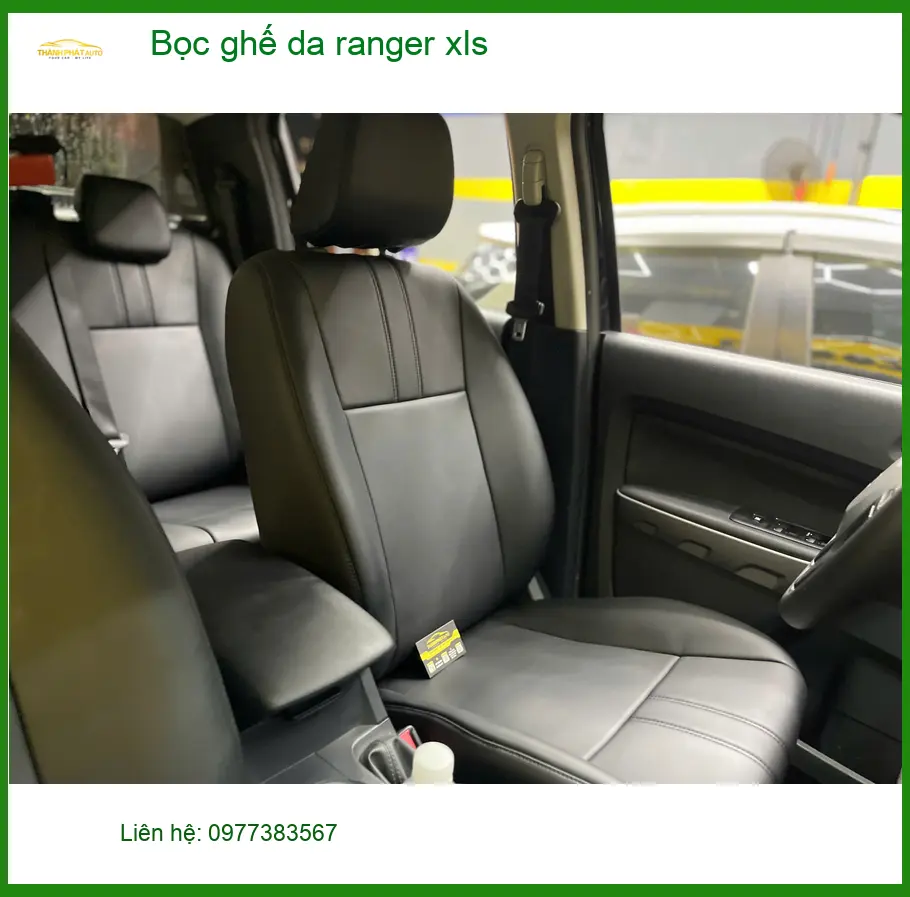 Anh Khang bọc ghế da Ranger XLS tại Quận 6 vì ghế zin đã bạc màu, xuống cấp ảnh thực tế 3